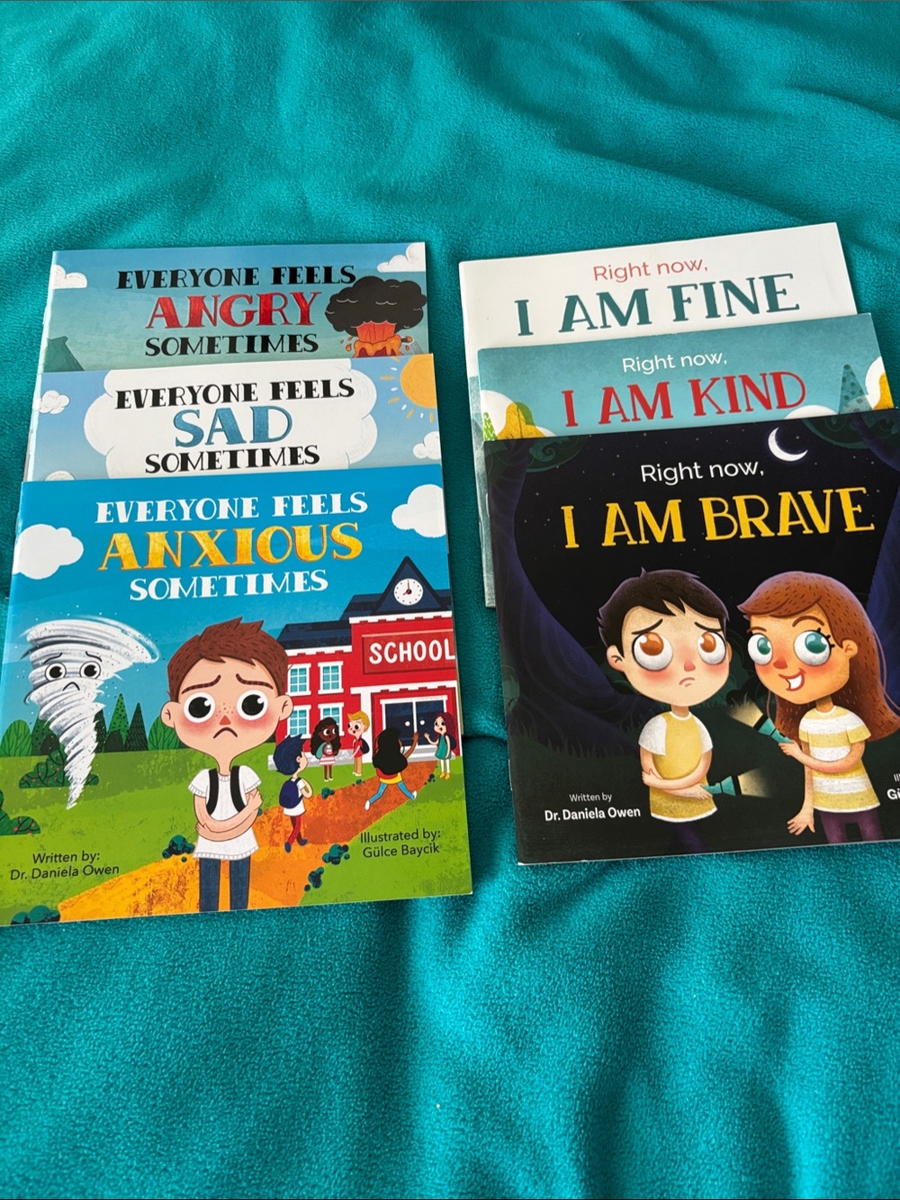 Children's Emotion Learning Book series, I am Brave/Fine/Kind/Angry/Sad/Anxious